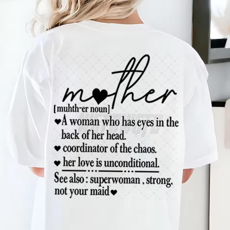 Happy Mothers Day Graphic T Shirts Unisex Trendy Mama Hearts Tshirt Design Mothers Day Gift Tee Mother Noun Letter Print Clothes