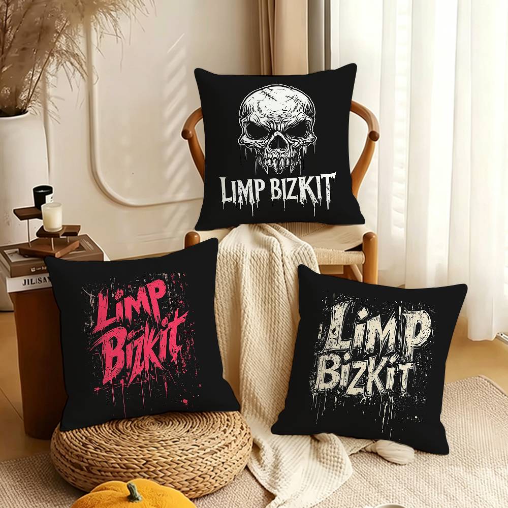 LLimp BBizkit Various Sizes Square Pillow Case For Car Home Bedchamber Decor