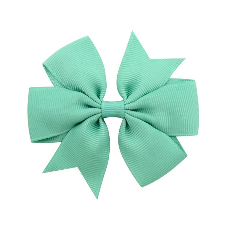 Hot Sale Solid Color Ribbon Fishtail Bow Hair Clip 40 Colors Children's Hair Clip Hair Accessories