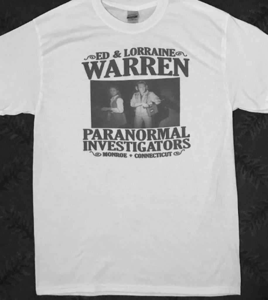 The Warrens Conjuring Horror Movie white t-shirt