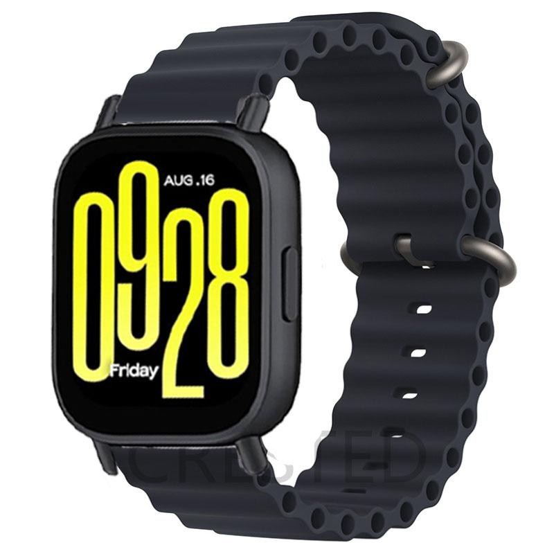 Морской ремешок Для умных часов Redmi watch 5 Lite/5 Active спортивный Браслет correa Amazfit helio/balance 2/bip 5 6 22мм Часы Ремешки