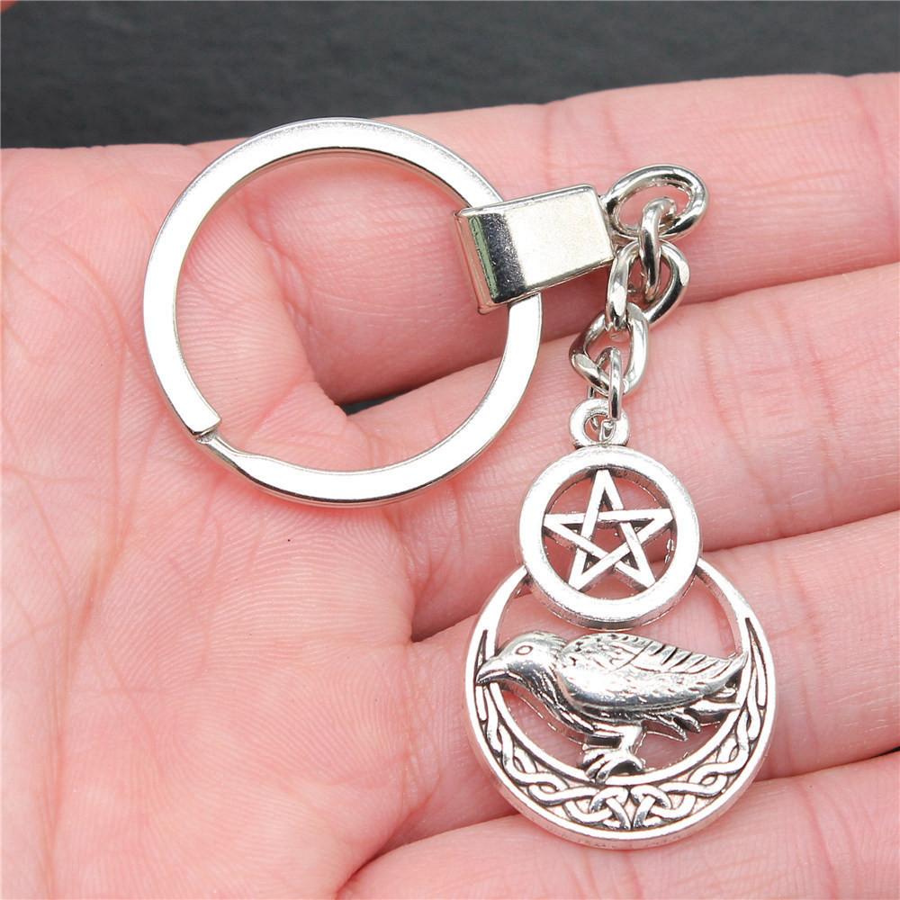 Солнце Луна Пентаграмма Брелки Женские Ювелирные Изделия Бизнес Креативный Сувенир