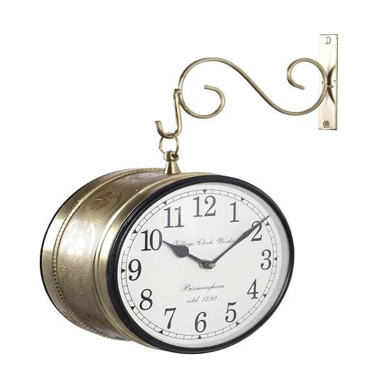 Настенные часы для станций, подвесные часы для платформ, железнодорожные часы, домашний декор