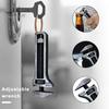 Keychain Bottle Opener Mini Wrench Rustproof Corrosion Resistant Adjustable Compact Size Portable Alloy Multi-tool