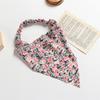 Floral Print Kerchief Head Wrap Women Headbands Hair Scarf for Women Elastic Hair Band Head Scarf