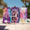 Большие пляжные полотенца LoliRock из микрофибры с мультяшным рисунком, быстросохнущие, для песка, для бассейна, путешествий, плавания и йоги.