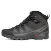 XT-Quest Round Toe Comfortable Waterproof Breathable Mid-Top Outdoor Functional Shoes Men Shoes Black 471813
