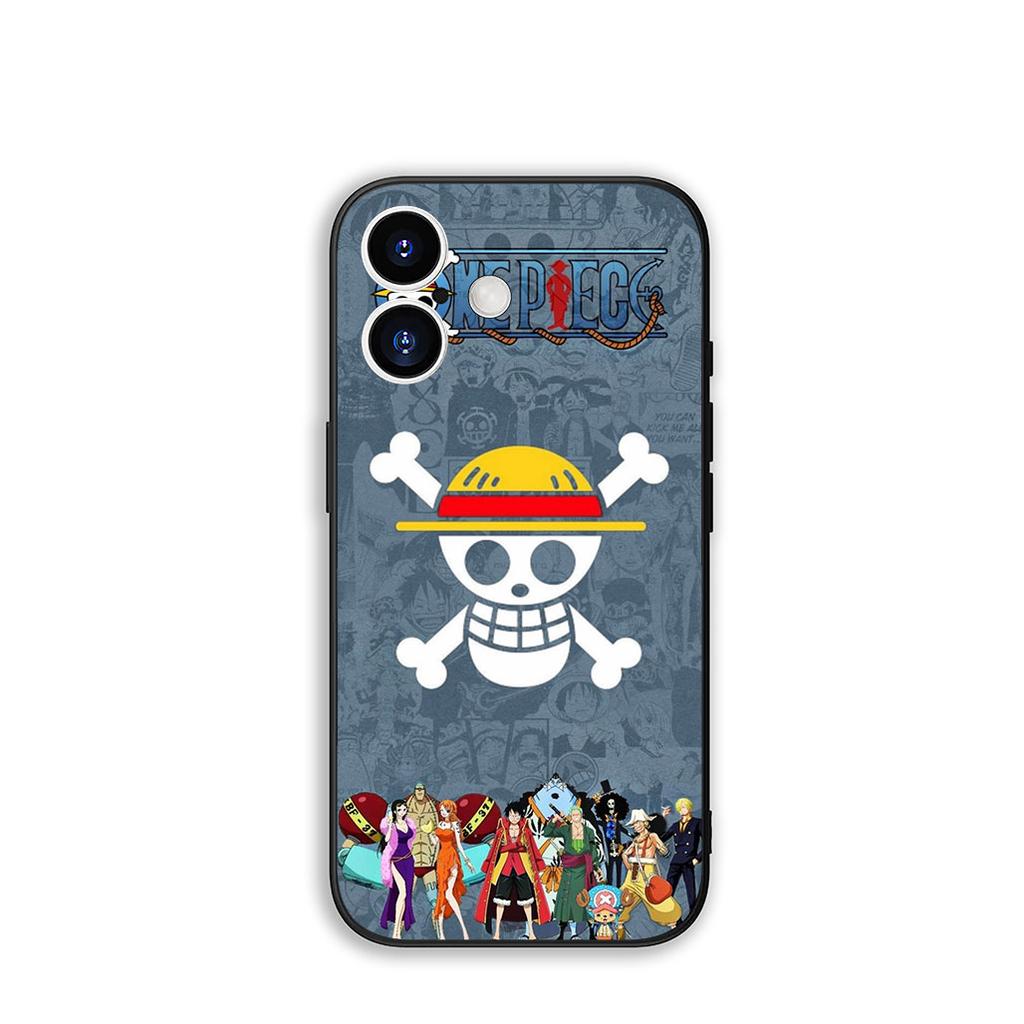 Phone Cover Luffy One Sanji Piece Roronoa Zoro for Apple iPhone 16 15 14 Plus 13 12 Mini 17 Pro Max + ProMax 16E Air 15+ Case