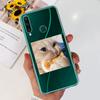 For Huawei Y6p 2020 Case MED-LX9 Cute Painted Cover Soft Silicone Phone Case For Huawei Y7p Y 7p ART-L28 HuaweiY6p Fundas Bumper