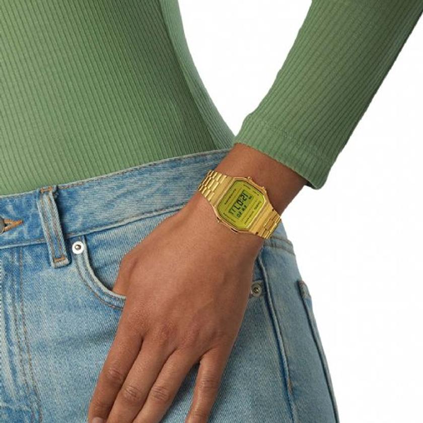 Casio Мужские часы VINTAGE Series Золотые A168WEGM-9 A168WEGM-9