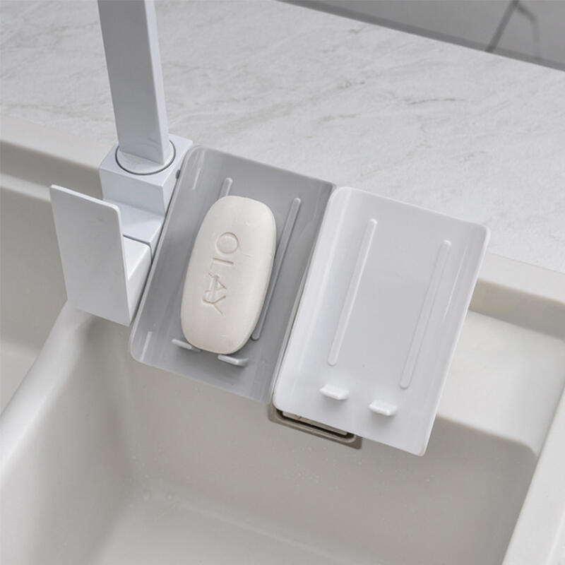 Smart Bathroom Kitchen Draining Sponge Soap Dish