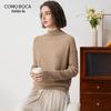 Kemengboka Women's Mock Neck Raglan Sleeve Cashmere Sweater