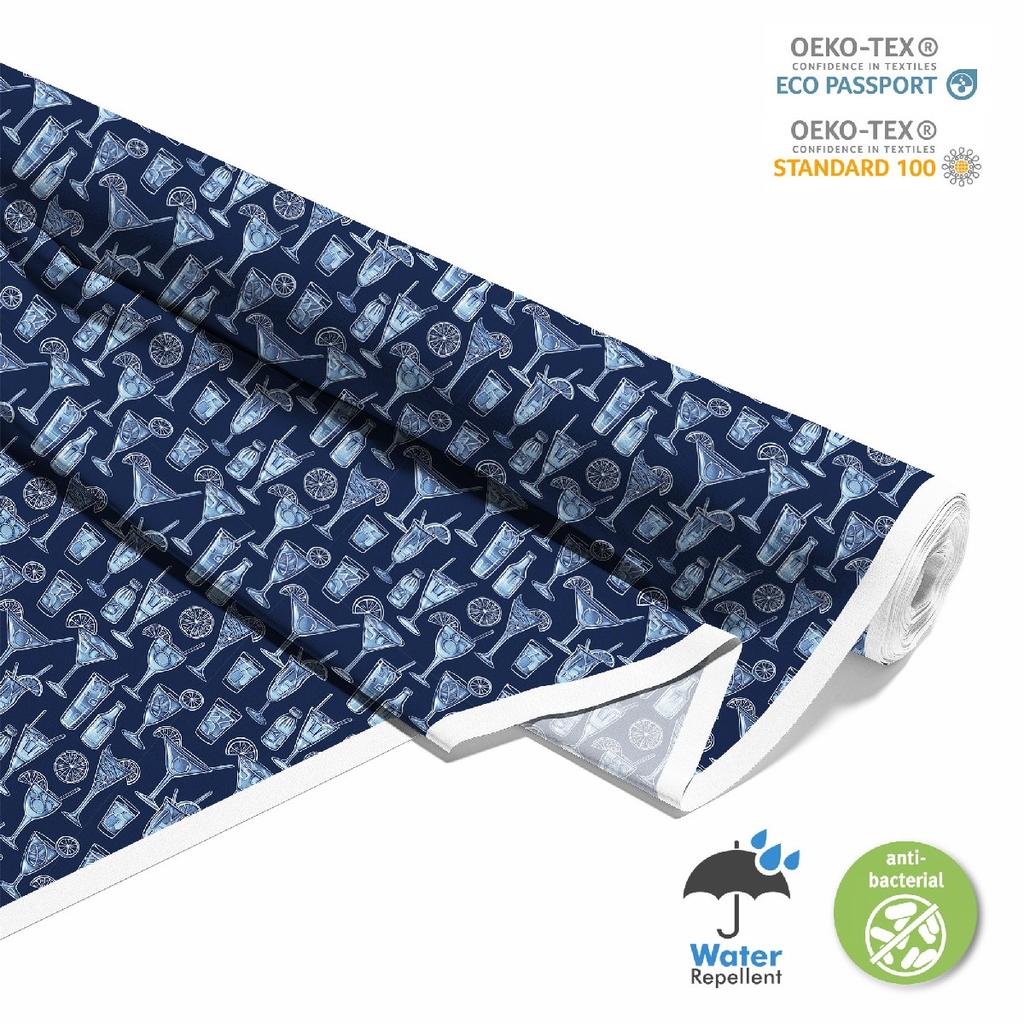 Outdoor Dekostoffe Oxford - Motiv Cocktail | Dx8795