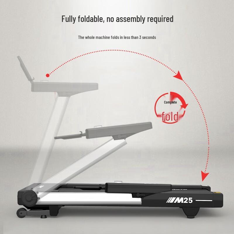 JOROTO M25 Foldable Home Treadmill CN plug (adapter included)