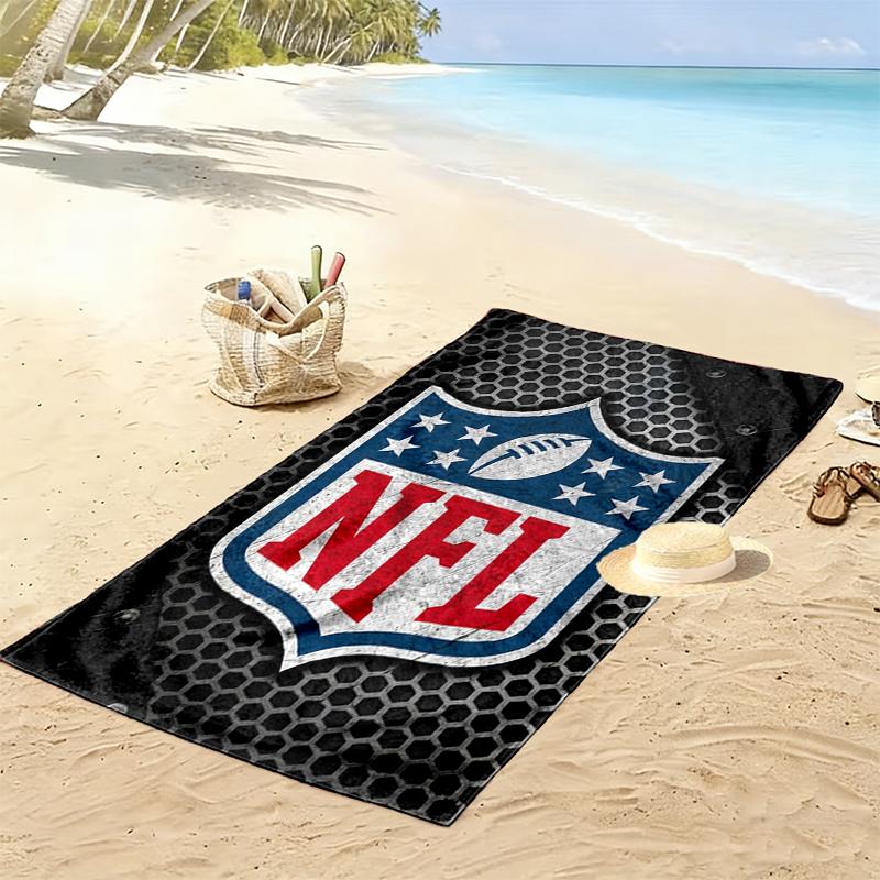 National Football League Print Beach Towel Large Soft Quick Dry Towel For Beach Camping Swimming