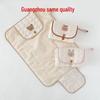 Korean Baby Portable Waterproof Diaper Changing Pad with Cute Embroidery