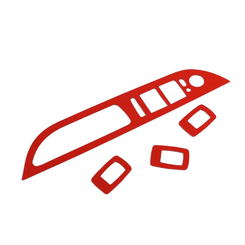 Углеродное волокно, кнопка переключения окна автомобиля, панель управления подъемником, рамка, наклейка, отделка для BMW 5 серии E60 E61 2004 2005 2006-