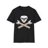 Hard Rock Guitar Skull T-Shirt, Heavy Metal Music Tee, Unisex Tee Shirt