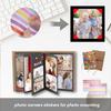 DIY Складной Фотоальбом Маленький Скрапбук Книга Памяти со Стикерами в Подарок на Выпускной, День Рождения или Годовщину Свадьбы