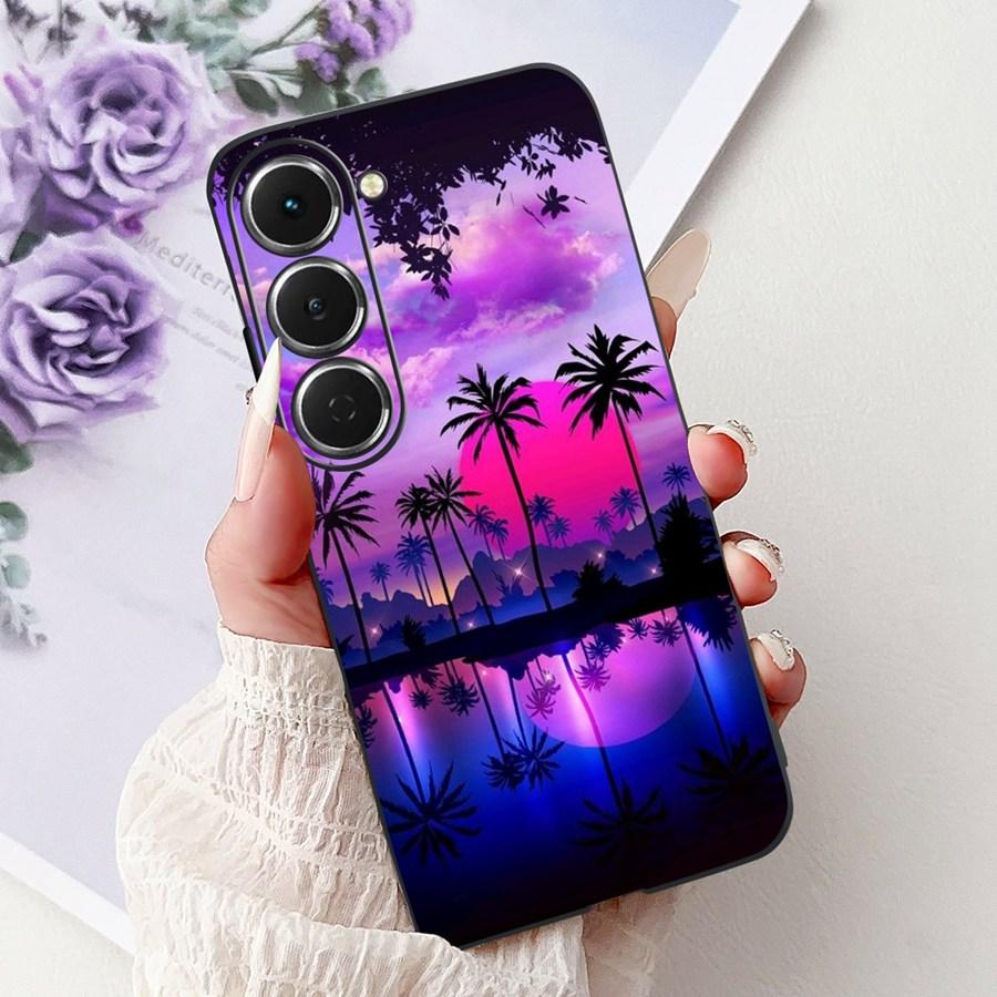 Чехол для Tecno Spark 40 Pro Plus Мультяшный Рисованный Ударопрочный Мягкий Силикон ТПУ Задняя Крышка для Tecno Spark40Pro 40Pro+ Funda