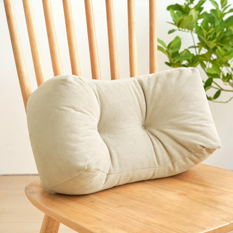 Gorgeous 1pc Lumbar Pillow | Napping, Student Backrest Cushion, Chair Cushion, Office Sleeping Pillow