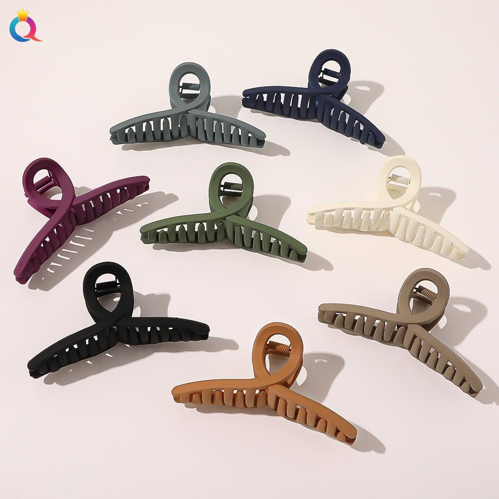 Заколка для волос Frosted Hair Clip Simple Large Clip Cross Hair Clip Coiffit Shark Clip