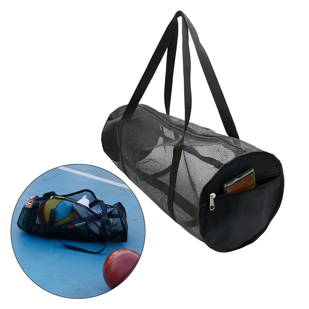 Mesh Dive Bag Scubas or Snorkeling Diving Gear Bag Extra Large Beach Football Bag with Zipper Beach Duffels Dive Net Bag