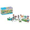 PLAYMOBIL 71495 Cavaliers poneys et saut d'obstacles