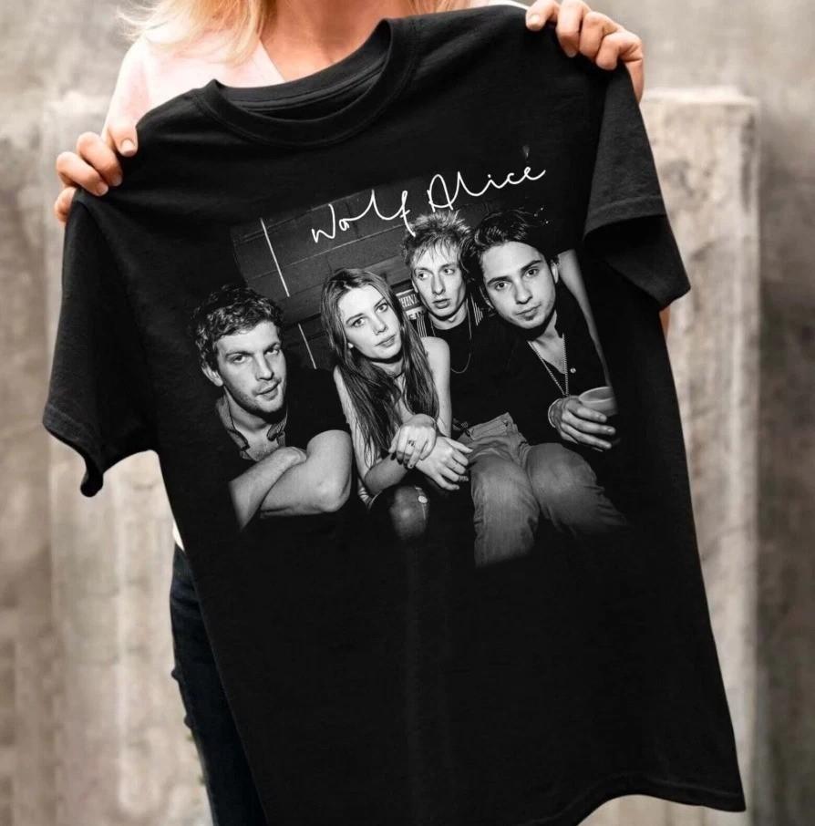 Новый Постер Группы Wolf Alice Унисекс Футболка Черный S-5XL ES329 Унисекс Футболка