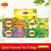 Ассорти чаев Lipton: Желтая этикетка Черный, Зеленый, Жасминовый, Улун, Благородный Эрл - Коробка 25 Пакетиков