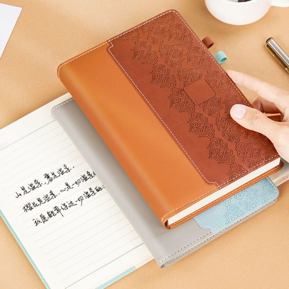 Thickened Business Office Notebook PU Leather Cover Diary Notepad New A5 Notebook Stationery