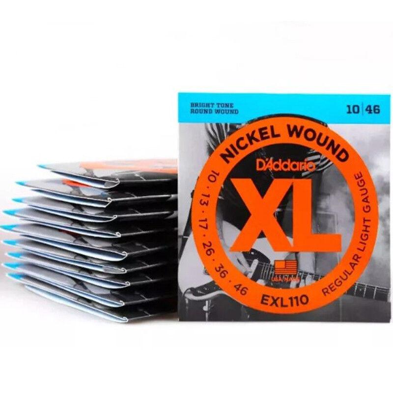 Струны для электрогитары от D'Addario Различный калибр EXL110 EXL115 EXL120 EXL130 GZW