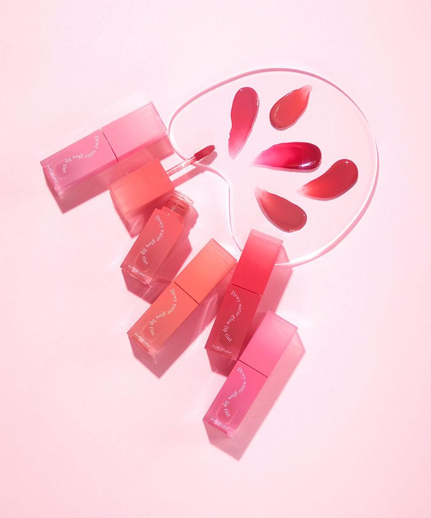 Dewy Water Glow Lip Tint / Long-lasting fixing tint, moisturizing water plumper, 9 colors, 3.5g