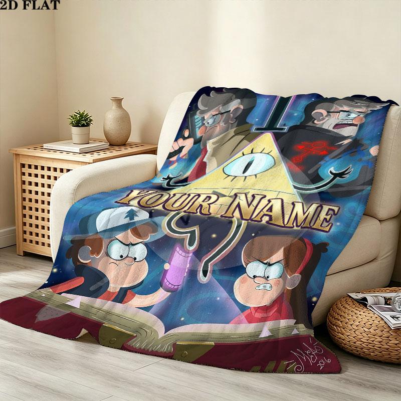 Custom Gravity Falls Blanket, High quality Comfortable for All Seasons, Home Decor, Warmth and Comfort