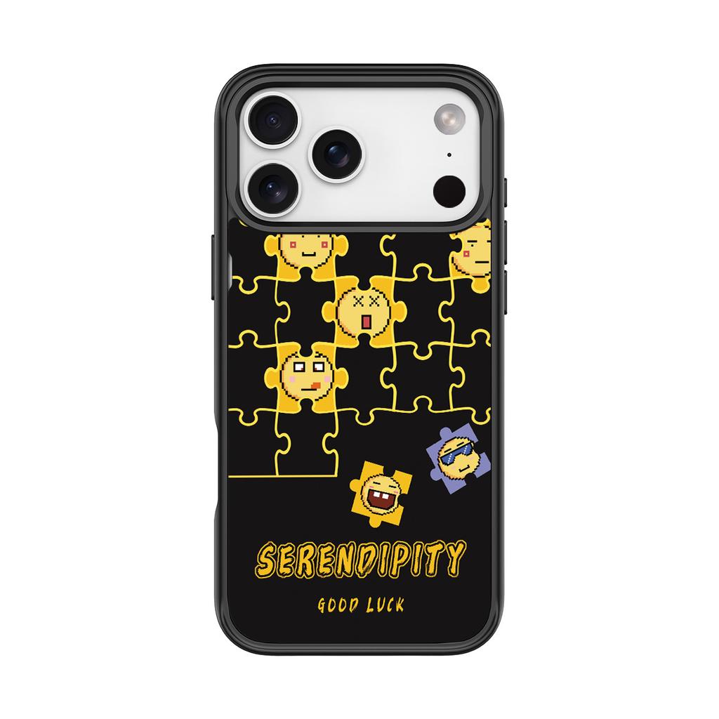 Applicable to Apple 17 mobile phone case, advanced sense 16 replaceable back plate 15promax magnetic mobile phone case, expression puzzle