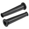 uxcell Strain Relief Cord Boots Cable Hose Cable Sleeve Rubber 69mm Length Black 2-Pack