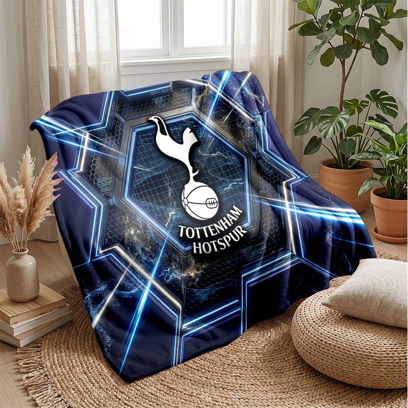 Tottenham Hotspur Theme blanket Soft Flannel Blanket Plush Throw Blanket Cozy Sofa Bed Blanket for Home Decor