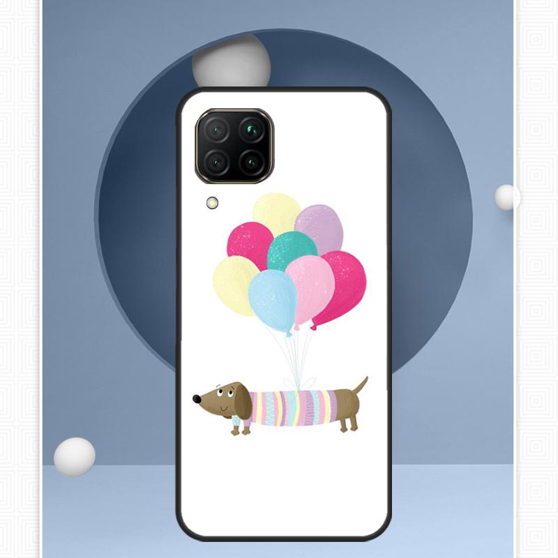 Мультяшный Такса Сосисочная Собака Для Huawei Nova 12i 12s 11i 8i Y91 Y60 Y70 Y72 Y90 Y61 9 10 SE P20 P40 Lite P30 P60 Pro Чехол