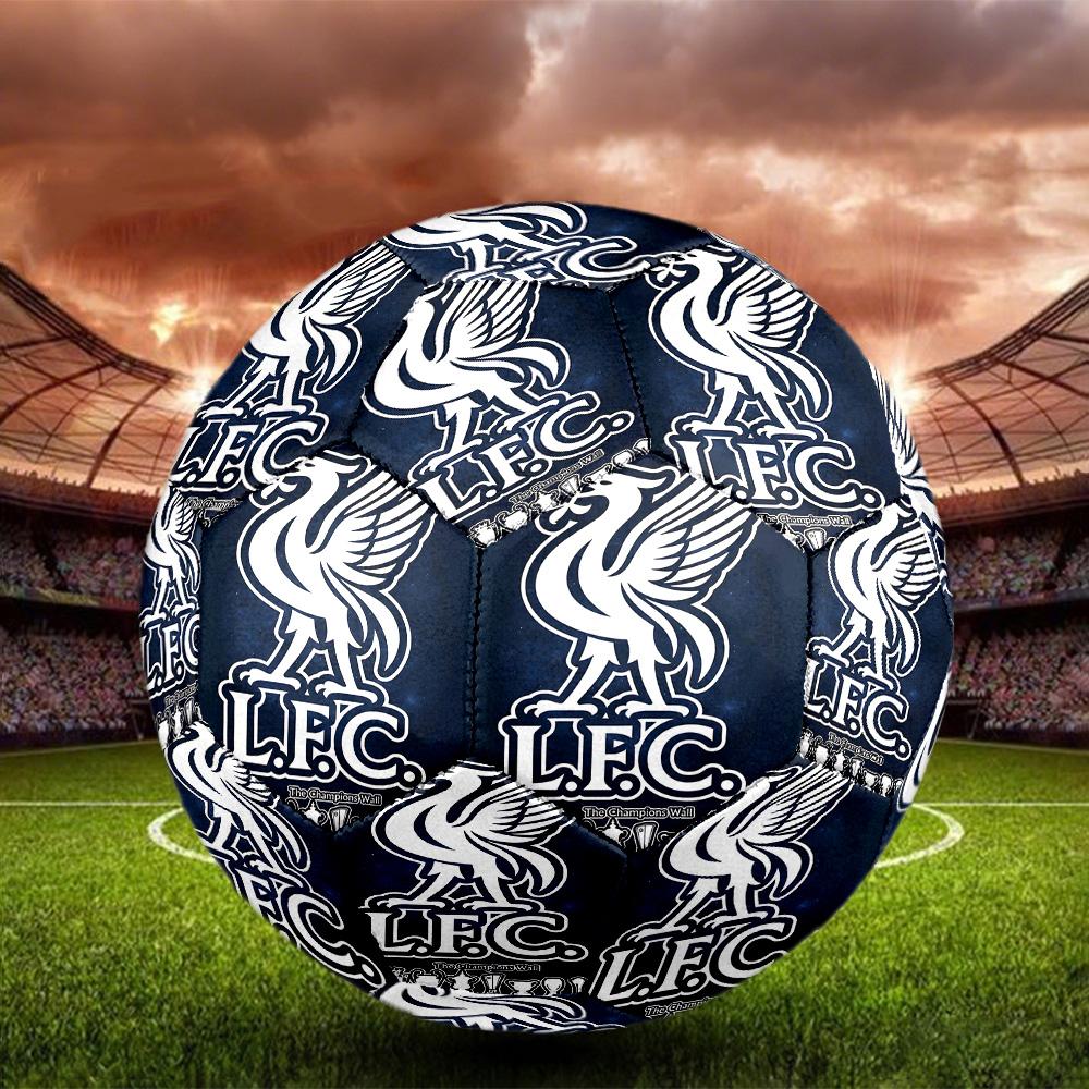Футбольный мяч Liverpool F.C. Размер 5, Стандартный мяч для матчей, спортивных игр и тренировок команды, Идеальный подарок для фанатов футбола