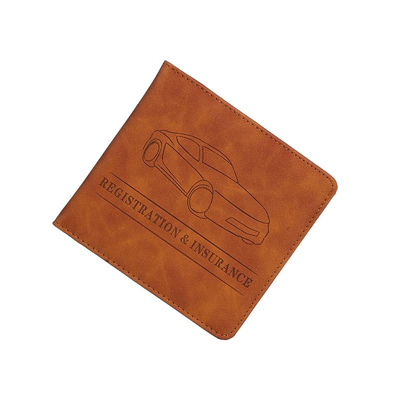 PU кожаный держатель для страховки автомобиля, чехол для водительских прав, сумка для хранения автодокументов, держатель для кредитных карт, чехол-кошелек