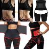 Женский неопреновый триммер для бедер с высокой талией, утягивающий шорты для ног, регулируемый пояс-тренажер для талии