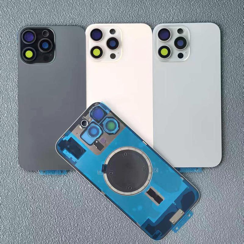 Для iPhone 16 16Plus 16Pro 16ProMax 5G Задняя крышка аккумулятора Стеклянная панель Задний корпус Рамка камеры Линза и клей Замена