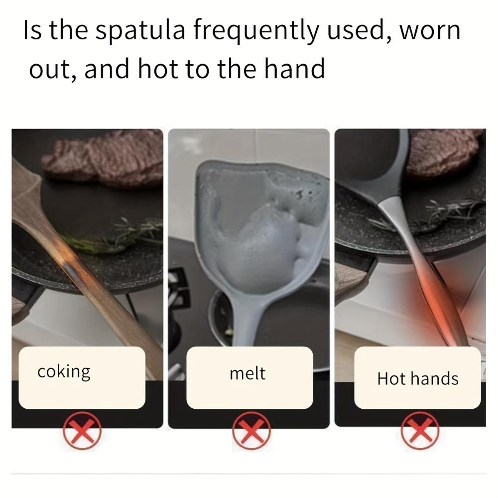 Набор из 3 силиконовых кухонных принадлежностей - держатель для ложки и крышки кастрюли с защитой от проливания, многофункциональная подставка для лопатки для использования дома и в ресторане