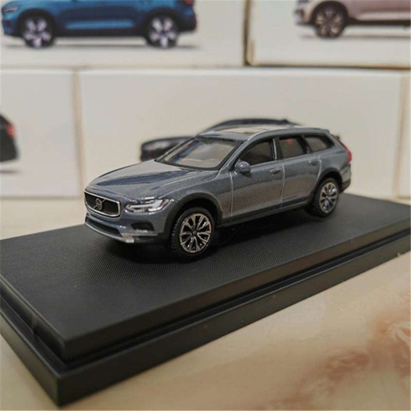 1:64 Модели автомобилей Volvo XC40 XC60 XC90 C40 S90 V90 из сплава, литые металлические игрушечные машинки, миниатюрная модель автомобиля, подарок для детей