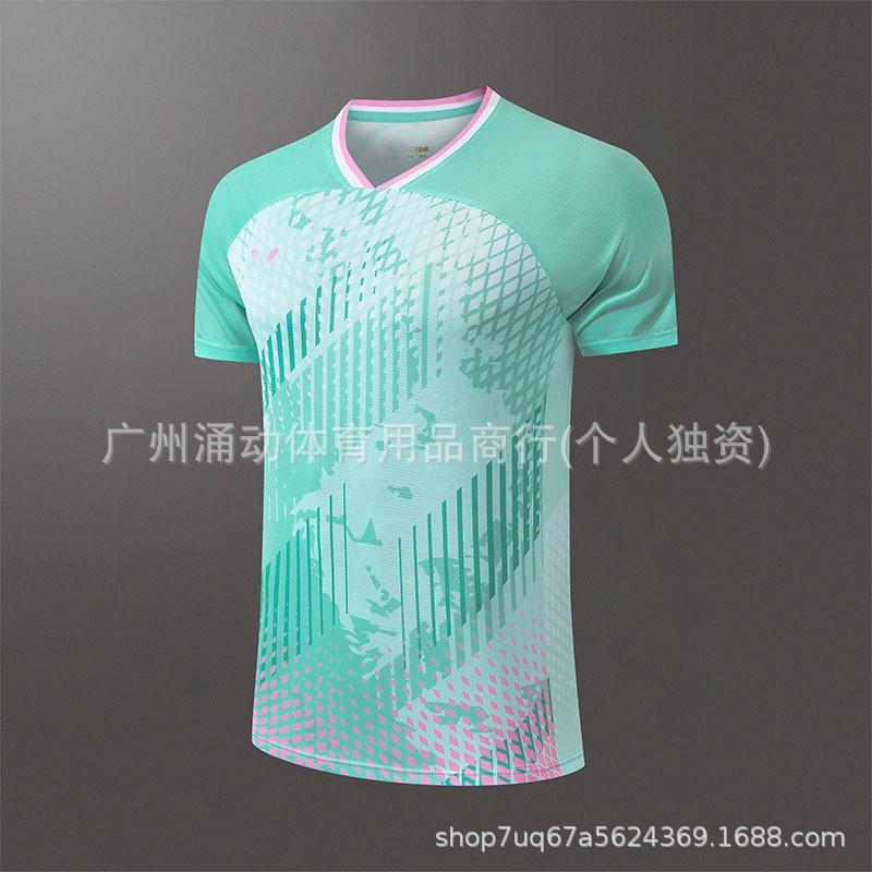 Unisex Badminton Shirt Short Sleeve Sport T-Shirt Training Competition Club Team Wear