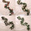 Rose Artificial 25m Leaf Garland Silk Flower Vine Ivy Wedding Garden Home Decor