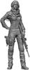H3 Model Modern US Army Jane Female Soldier with Rifle Resin Kit HS48009 1/48 G.I