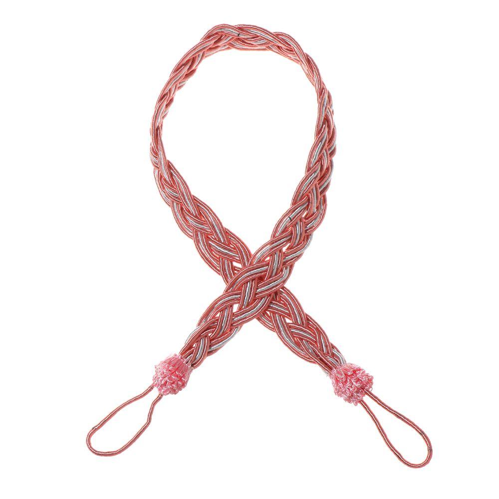 Practical Modern Simple Tie Backs Curtain Holder Rope Satin Voile Strap Braided Tiebacks