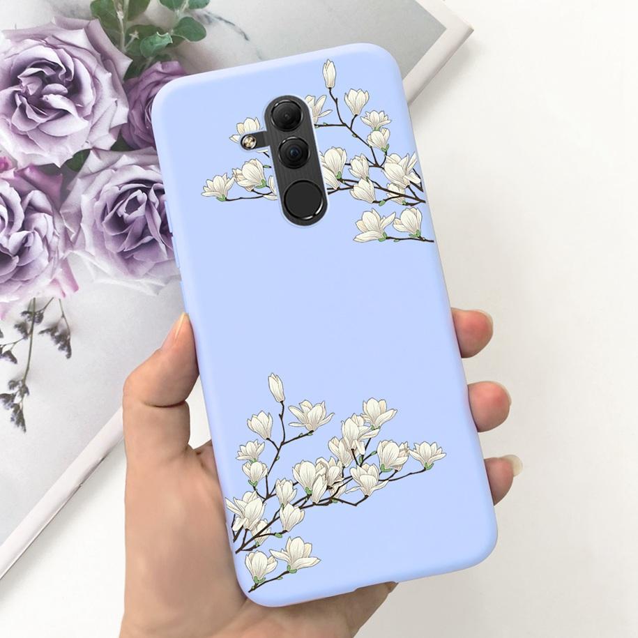 Чехол для Huawei Mate 20 Lite SNE-LX1 SNE-LX2 SNE-LX3 Защитная крышка Популярный Цветок Мягкий Силикон Funda Для Mate20 Lite Чехол для Телефона
