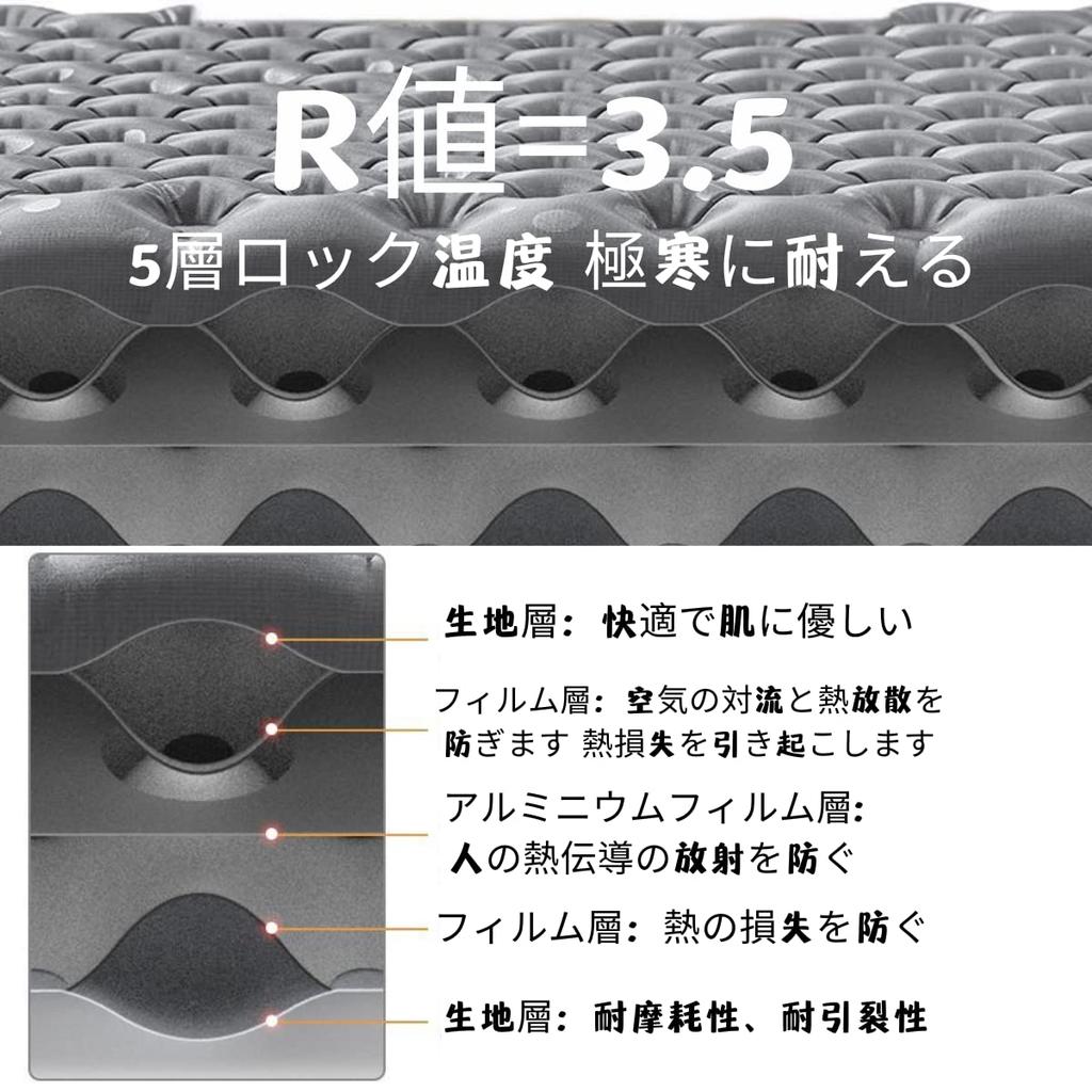 Naturehike R Value Value Camping Air Three Ультралегкий надувной насос Использует низкие температуры наружного воздуха Влагосберегающий мешок Спать в походном рюкзаке